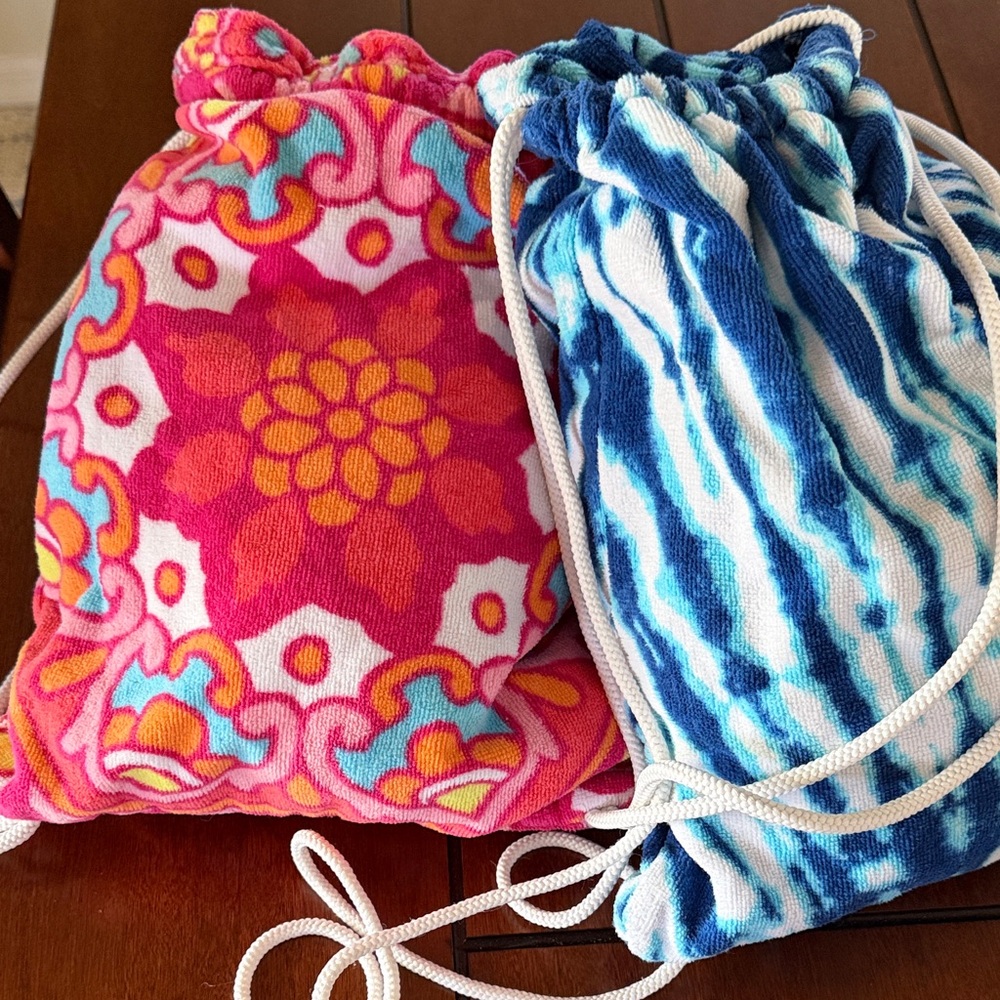 Sun & Sky Beach Towel & Attached Backpacks